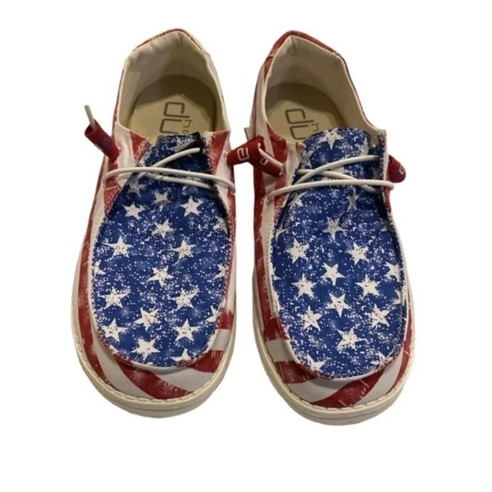 Hey Dudes Wendy Star Spangled Women’s Size 10‎
